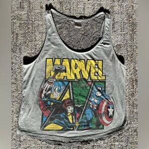 Marvel Gray Lace Detail